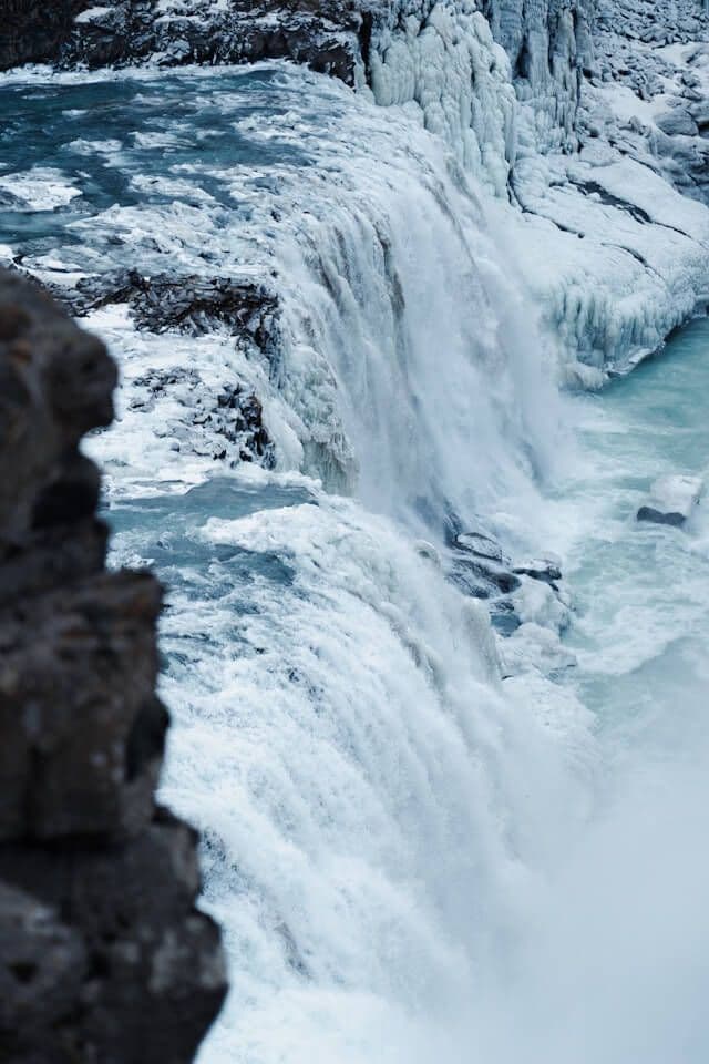 Gullfoss waterfall in Iceland